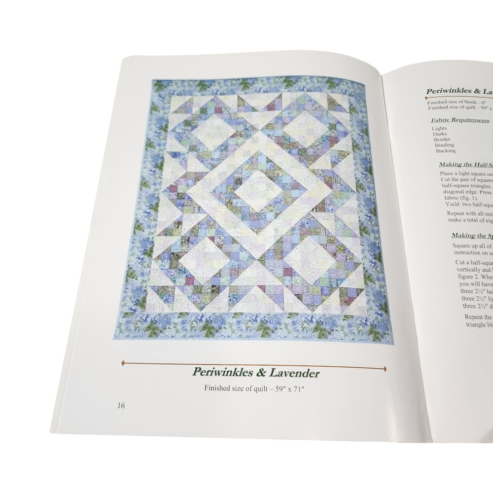 Debbie Caffrey Becoming a Confident Quilter It's Hip to Be Square Pattern Book - Picture 3 of 7